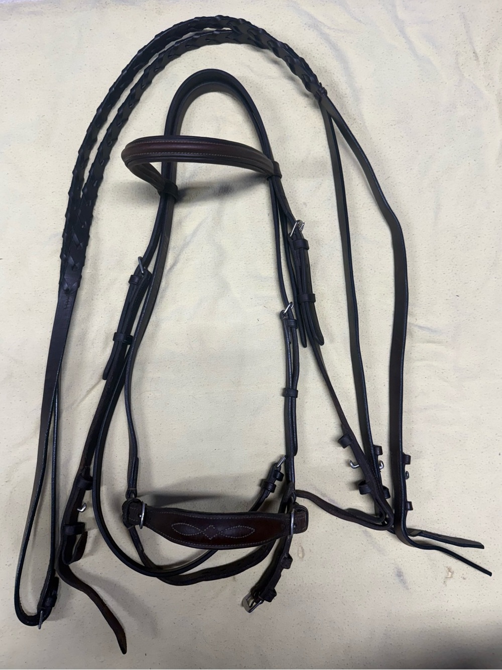 Bobbys drop noseband bridle